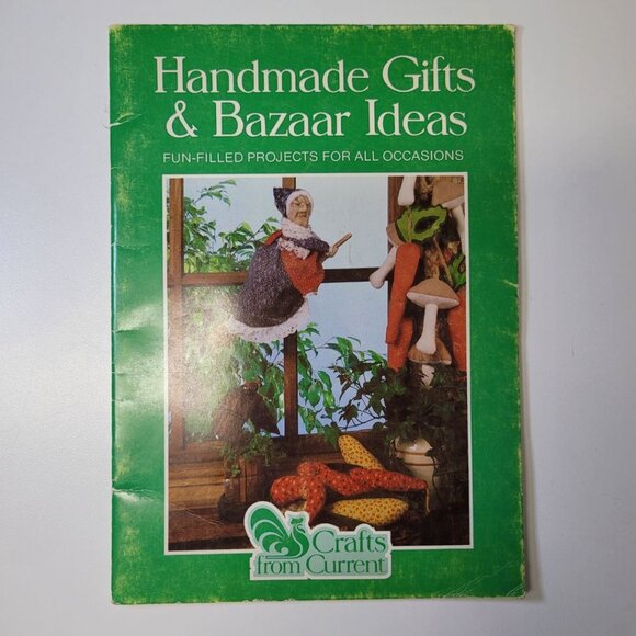 1982 Current Craft Book Handmade Gifts Ideas Dolls Witch Mushroom Sew Crochet - Picture 8 of 8